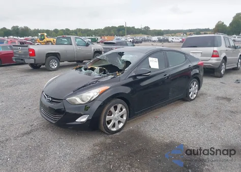 2011 Hyundai Elantra Limited (Ulsan Plant) from USA, damaged, VIN KMHDH4AE4BU154598